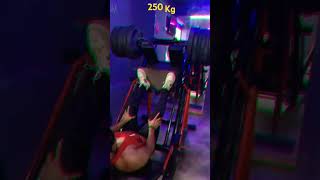 250 kg leg press plz subscribe and sport [upl. by Haland]