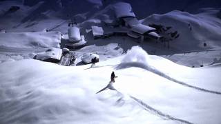 Kitzsteinhorn  Freeride Route X5  quotPipe Linequot [upl. by Tibbitts]