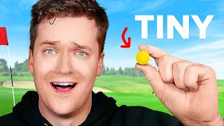 ⁠We Used The SMALLEST Golf Balls In The WORLD [upl. by Colwin]