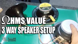 Ilan OHMS ang 3 way speaker system and speaker wiring tutorial 3 way speaker wiring [upl. by Aicele726]