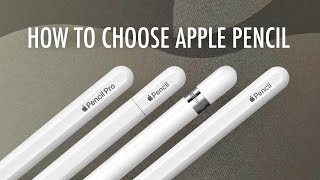 Which APPLE PENCIL For Your iPad WATCH THIS FIRST [upl. by Nnylidnarb117]