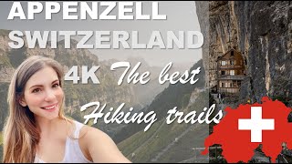 Ebenalp  Appenzell  Switzerland  4K  Alpstein region  Best hiking trail  Seealpsee lake [upl. by Enirod314]