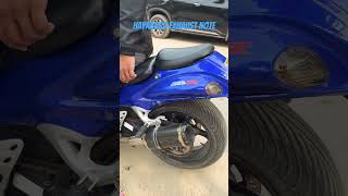 Hayabusa exhaust sound 🤯🤯🔥 hayabusa hayabusaindia [upl. by Rugen193]