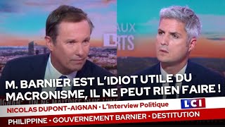 quotMichel Barnier est lidiot utile du macronisme il ne peut rien faire quot · LCI 260924 [upl. by Nostets]