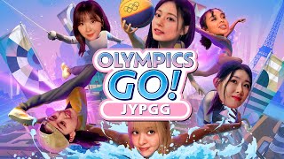 JYP Girl Groups Olympic GO TWICE ITZY NIZIU NMIXX VCHA JYPGG in sports [upl. by Eirrak598]