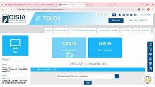 TOLC Entrance Exam  TOLC Syllabus  TOLC Score Evaluation  TOLC Registration  Important TOLC Date [upl. by Lulu800]