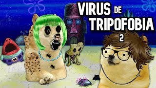 Por BOB ESPONJA una MADRE CREÓ un VIRUS CARNIVORO DE TRIPOFOBIA 2  Juegos con cheems [upl. by Edalb958]