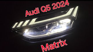 audi audiq5 Audi Q5 Sportback 2024 MatrixLED Lights On the way [upl. by Silera]