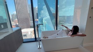 LUXURY APARTMENTS IN DALLAS WITH THE BEST VIEWS 👀 high rise apartments in downtown dallas [upl. by Aihcsrop255]