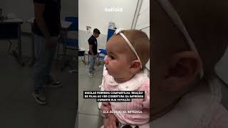 NIKOLAS DIVULGA REAÃ‡ÃƒO DE FILHA AO VER IMPRENSA COBRINDO MOMENTO DE VOTAÃ‡ÃƒO [upl. by Royd]