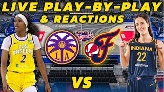 Los Angeles Sparks vs Indiana Fever  Live PlayByPlay amp Reactions [upl. by Gentille]