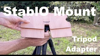 StablO Mount Installation  Universal tripod adapter for painting easel [upl. by Ecinna]