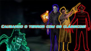 Comemorando o Halloween com o trio clássico do terror  Dead by Daylight [upl. by Annahavas]