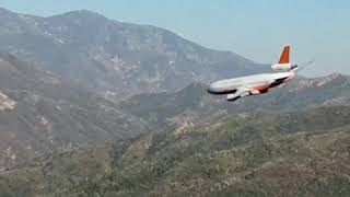 Tanker 912 drop Soberanes Fire [upl. by Annovoj791]