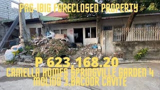 CAMELLA HOMES SPRINGVILLE GARDEN 4 BACOOR CAVITE  MURANGBAHAY  PAGIBIGFORECLOSED PROPERTY [upl. by Llenrahc483]