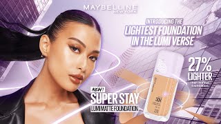 NEW MAYBELLINE SUPER STAY LUMI MATTE FOUNDATION 🪐 ENTER THE LUMIVERSE WITH MICHELLE MARQUEZ DEE [upl. by Sinclair862]