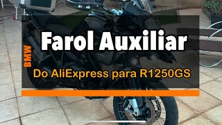 Farol Auxiliar Bmw R1250GS do AliExpress [upl. by Agan]