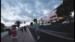 Puerto del Carmen LANZAROTE SPAIN short STROLL 🌴🇮🇨🇪🇦 [upl. by Ihsorih]