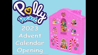 Polly Pocket 2023 Advent Calendar unboxing [upl. by Aiouqahs774]