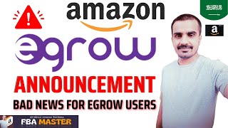 Egrow Latest Update  Egrow For Amazon  FBA Master Amazon [upl. by Munniks]