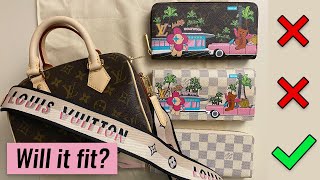 Does a full size wallet fit in the Louis Vuitton Speedy 20 [upl. by Price]