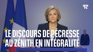 Le discours de Valérie Pécresse au Zénith de Paris en intégralité [upl. by Adlare]