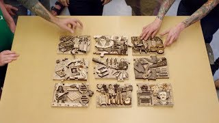 Adam Savage Assembles the Maker Puzzle [upl. by Keating]