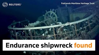 Endurance shipwreck found in Antarctic ice [upl. by Tabbitha]