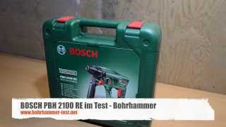 Bosch PBH 2100 RE Bohrhammer Test [upl. by Ahseya]