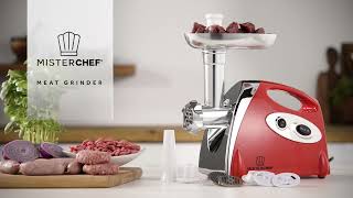 Misterchef Meat Grinder Red [upl. by Adyahs]