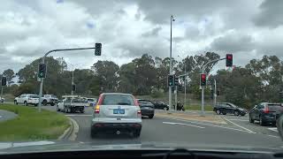 driving around to Nishi hotel Newa Canberra from Belconnen [upl. by Lenee271]