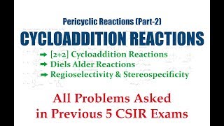 Pericyclic Reaction Part2Cycloaddition Reaction  Diels Alder Reaction [upl. by Balliol]