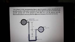 ME 202 FLUID MECHANICS AND MACHINES FLUIDPRESSURE AND MEASUREMENT NUMERICAL 2 PRIYANKA PATHAK GPC [upl. by Stutsman127]