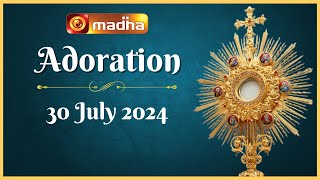 🔴 LIVE 30 JULY 2024 Adoration 1100 AM  Madha TV [upl. by Margy]