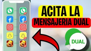 Cómo activar el Mensajero Doble o Dual Messenger en tu celular [upl. by Ainaled141]