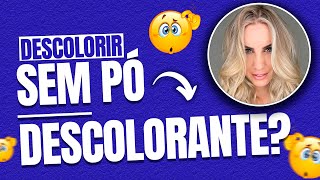 Como descolorir um cabelo sem usar pó descolorante [upl. by Selma566]