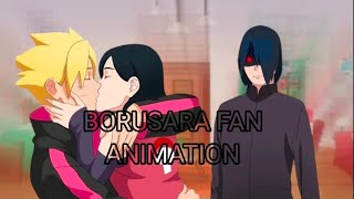 BoruSara  Boruto is grounded  sasuke catches borusara  fan animation  SS Senpai [upl. by Oric903]