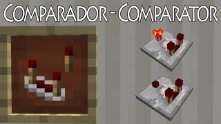 Tutorial  Como usar o Comparator  Atualização Minecraft 15 [upl. by Nna276]