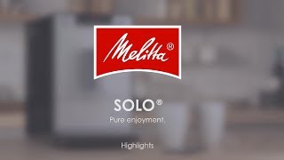 Melitta® Solo®  Highlights [upl. by Doralynn]