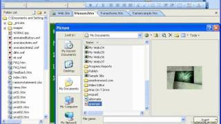 FrontPage Tutorial Inserting Images Microsoft Training Lesson 132 [upl. by O'Shee]