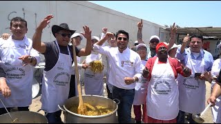 LA CARAPULCRA CON SOPA SECA MAS GRANDE DEL MUNDO EN CHINCHA [upl. by Bena866]