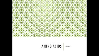 Amino Acids  clinical chem lab tests review [upl. by Nelleh]