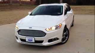 2013 Ford Fusion Titanium InteriorExterior Tour [upl. by Fanchie]