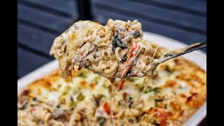 CHEESESTEAK PASTA BAKE RECIPE  THIS ONE YOU HAVE TO TRY [upl. by Akenna]