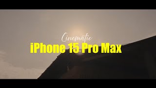 Cinematic IPhone 15 Pro Max LOG [upl. by Tomi375]