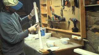 How to Paint Balusters amp hang them to dry [upl. by Tigdirb]