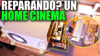 REPARANDO un HOME CINEMA ¿QUÉ tiene DENTRO CIRCUITOS  Para O Fiandón Berciano [upl. by Agueda]