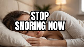 Stop Snoring Now with One Simple Trick [upl. by Knutson]