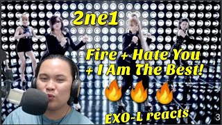 2ne1 Reaction  Fire MV  Hate You MV  I Am The Best MV [upl. by Roanne]