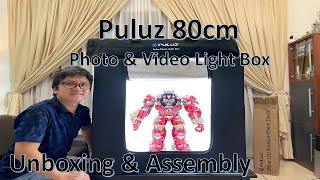 Puluz 80cm Photo and Video Light Box Unboxing and Assembly [upl. by Klayman]